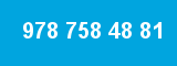 978 758 48 81 978 758 48 81